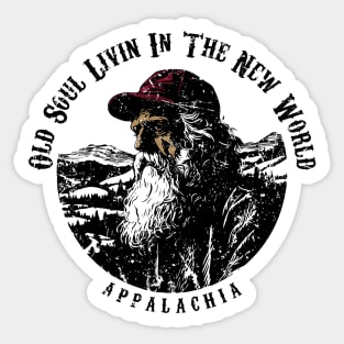 Appalachia Old Soul - Distressed Sticker